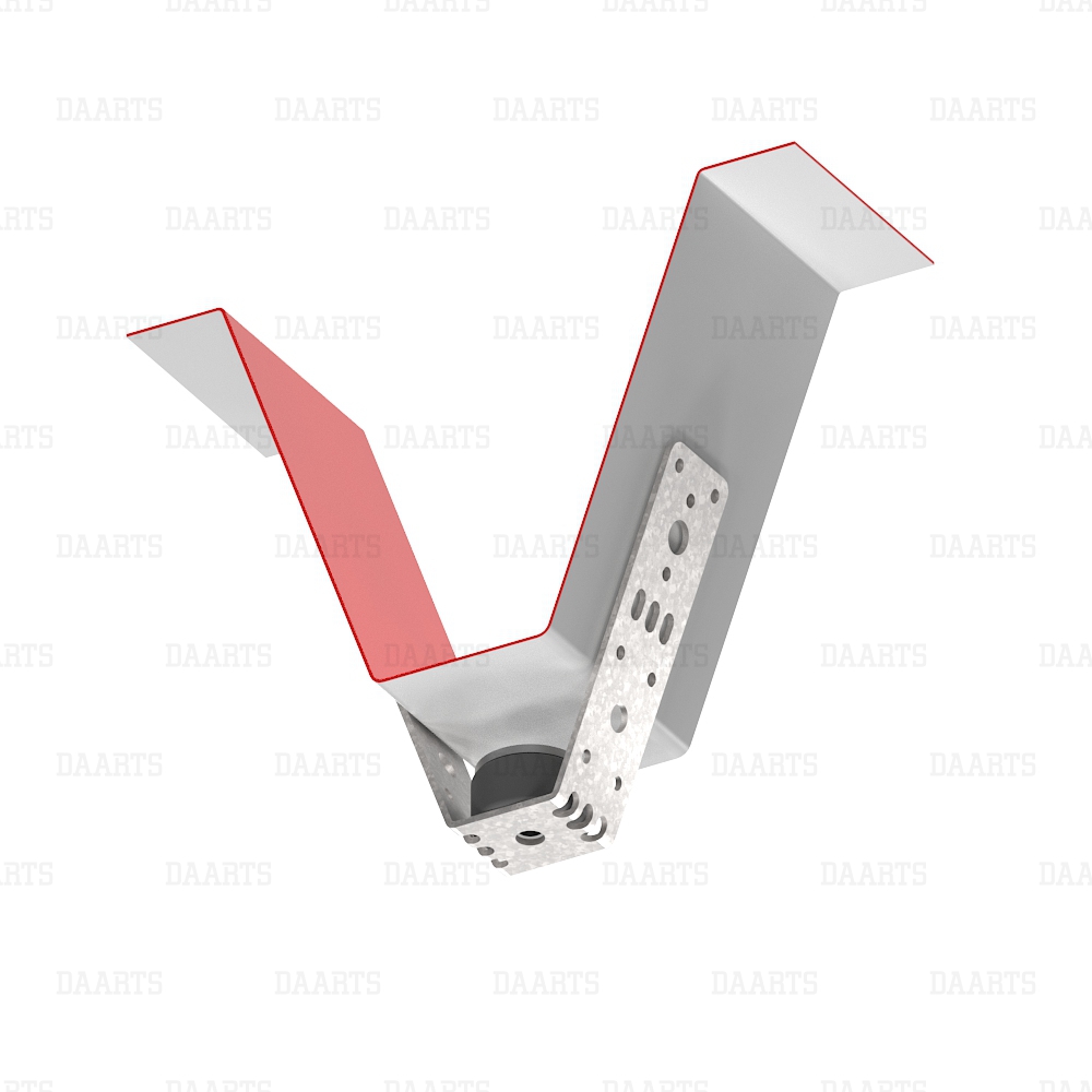 带减振器压型钢板支架 DS MQL（组装图）